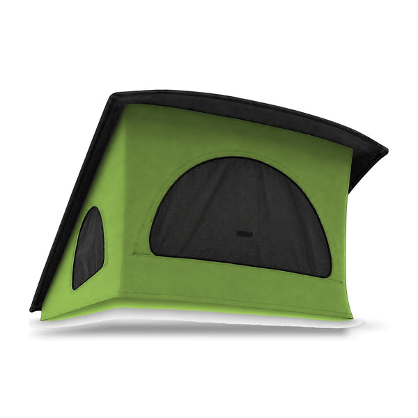 Hefdakdoek met 3 ramen voor VW T4 EuroVan Weekender SWB in YellowGreen