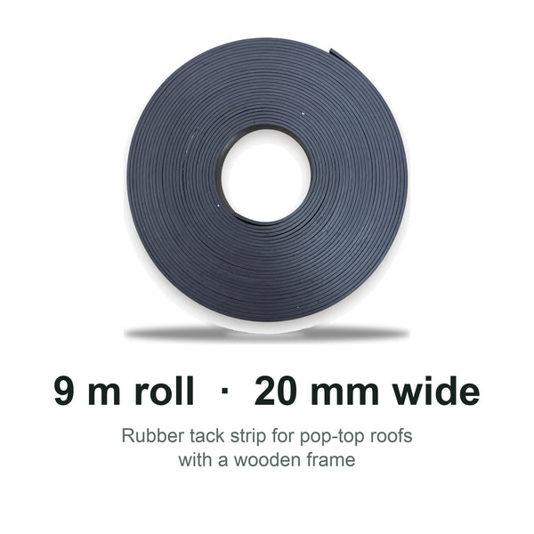 Rozmiar listwy do zszywek: rolka 9 m, szerokość 20 mm