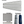 Load image into Gallery viewer, Set of t4 caliornia camper rooftop side panels, front panel, and rear panel with storage bag on a white background
