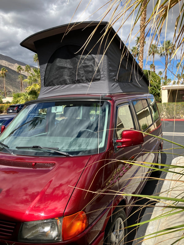 VW T4 EuroVan Weekender Pop-Top Roof Canvas SWB| 3-window, Weather-resistant Replacement Canvas - Vanagon Maniac